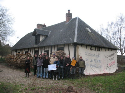Ferme des Bouillons, occupation. Mont-Saint-Aignan